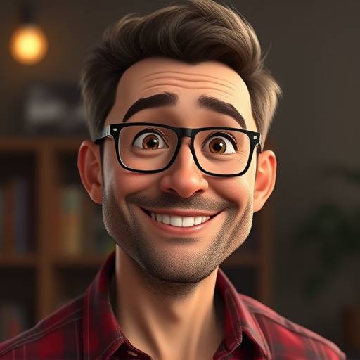 Portrait of Michael Brown, the Animator and Motion Graphics Designer at Aurora Visuals, displaying a friendly and approachable demeanor.